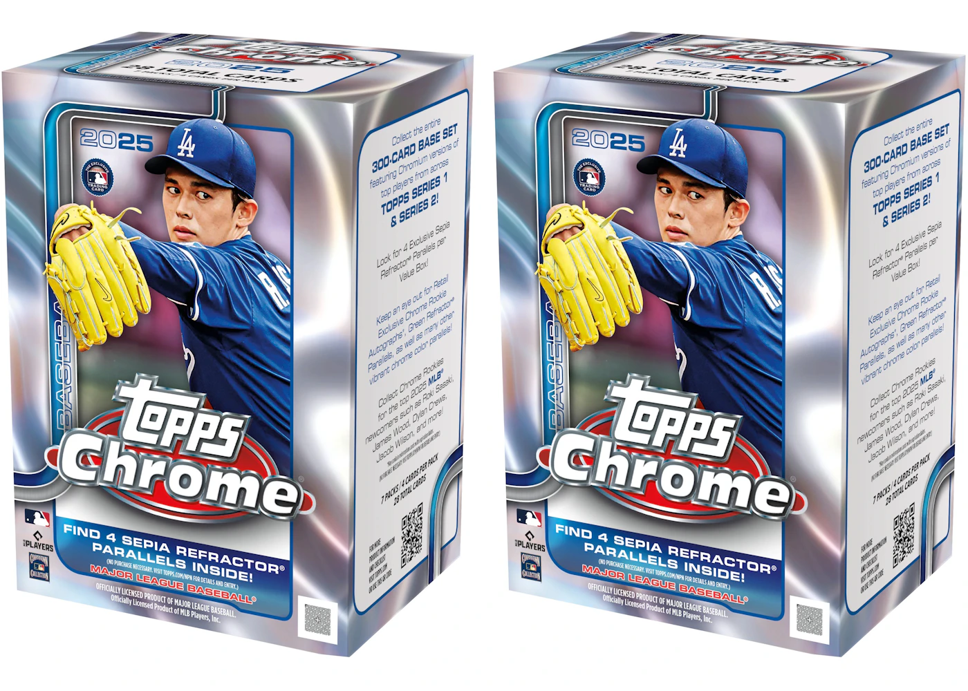 2025 Topps Chrome Baseball Value Box 2x Lot - 2025 - US