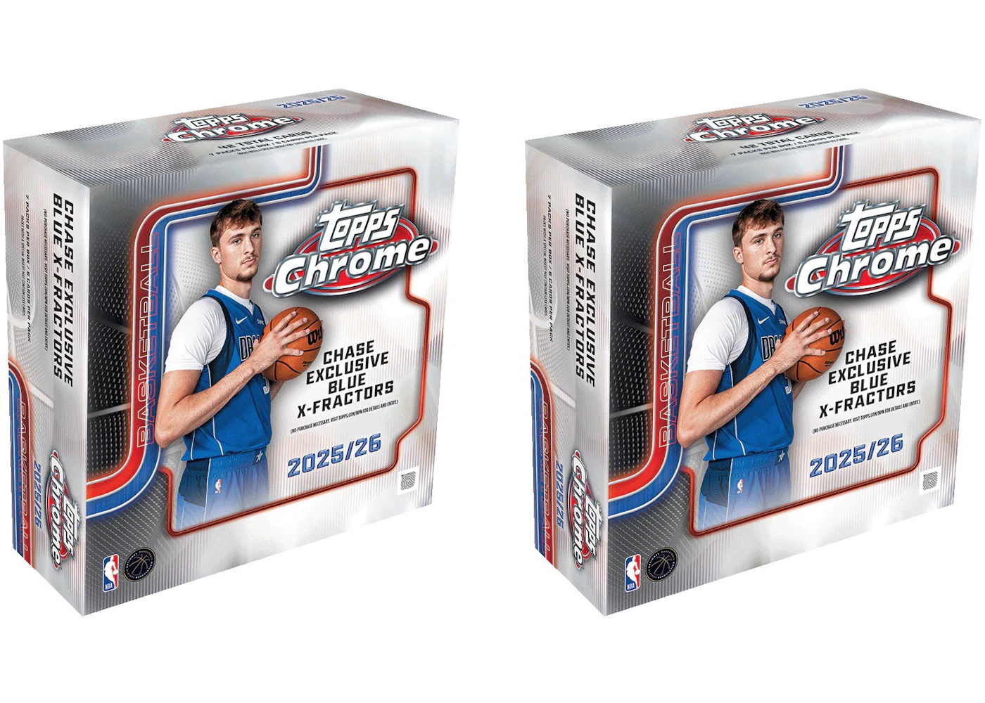 2025-26 Topps Chrome Basketball Mega Box 2x Lot - 2025-26 - US