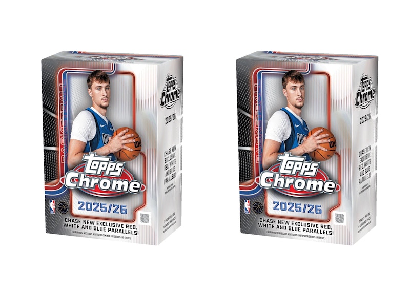 2025-26 Topps Chrome Basketball Value Box 2x Lot - 2025-26 - US