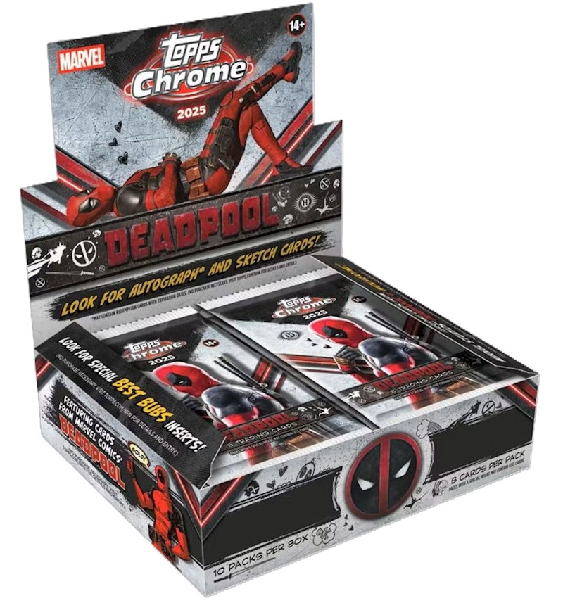2025 Topps Chrome Deadpool Hobby Box - 2025 - US 2025 Topps Chrome Deadpool Hobby Box - 2025 - US
