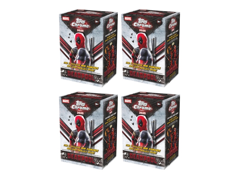2025 TOPPS CHROME DEADPOOL 【VALUE BOX】 Amazon.com: 2025 Topps Chrome Deadpool - Factory Sealed - Value