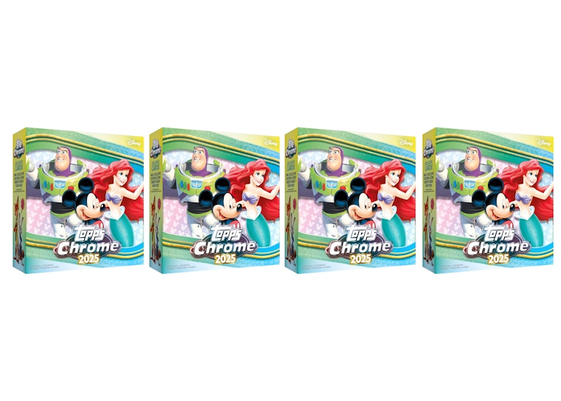 2025 Topps Chrome Disney Mega Box 4x Lot - 2025 - GB