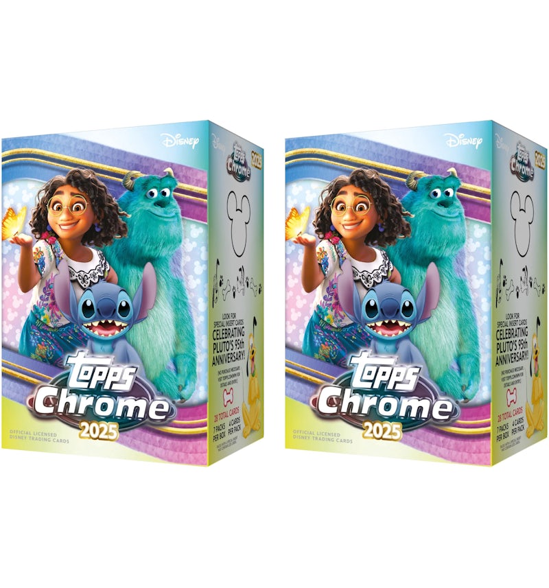 2025 Topps Chrome Disney Value Box 2x Lot - 2025 - US 2025 Topps Chrome Disney Value Box 2x Lot - 2025 - US