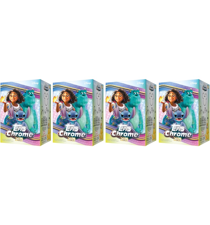 2025 Topps Chrome Disney Value Box 4x Lot - 2025 - US 2025 Topps Chrome Disney Value Box 4x Lot - 2025 - US