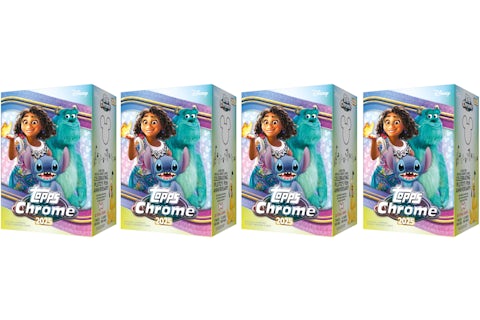 2025 Topps Chrome Disney Value Box 4x Lot - 2025 - US 2025 Topps Chrome Disney Value Box 4x Lot - 2025 - US