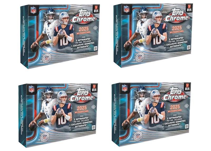 2025 Topps Chrome Football Breakers Delight 4x Lot - 2025 - US