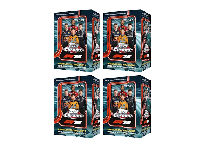2025 Topps Chrome Formula 1 Blaster Box 4x Lot - 2025 - JP