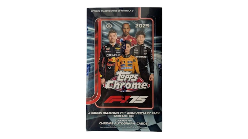 2025 Topps Chrome Formula 1 Hobby Box - 2025 - US