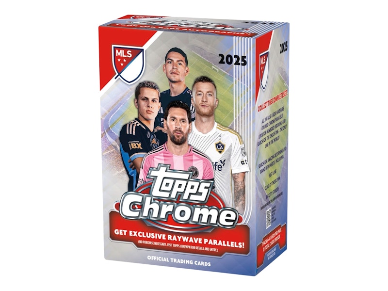 2025 Topps MLS Blasterbox, verchromt