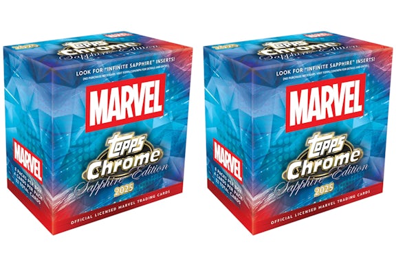 2025 Topps Chrome Marvel Sapphire Edition Hobby Box 2x Lot