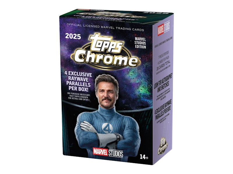 2025 Topps Chrome Marvel Studios Value Box