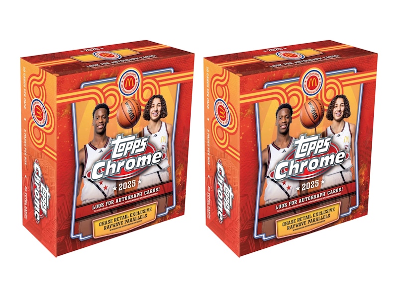 2025 Topps Chrome McDonald's All-American Basketball Mega Box 2x