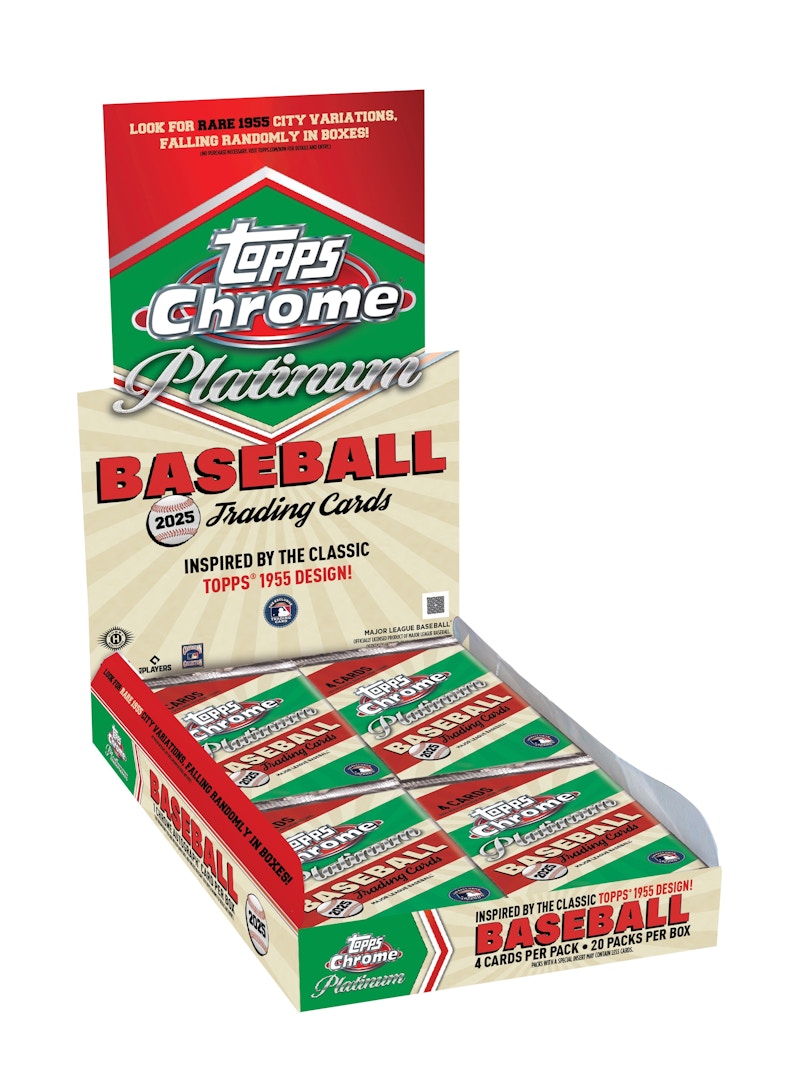 2025 Topps Chrome Platinum Baseball Hobby Box