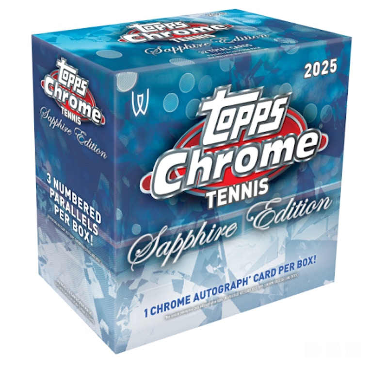 2025 Topps Chrome Sapphire Edition Tennis Hobby Box - 2025 - US