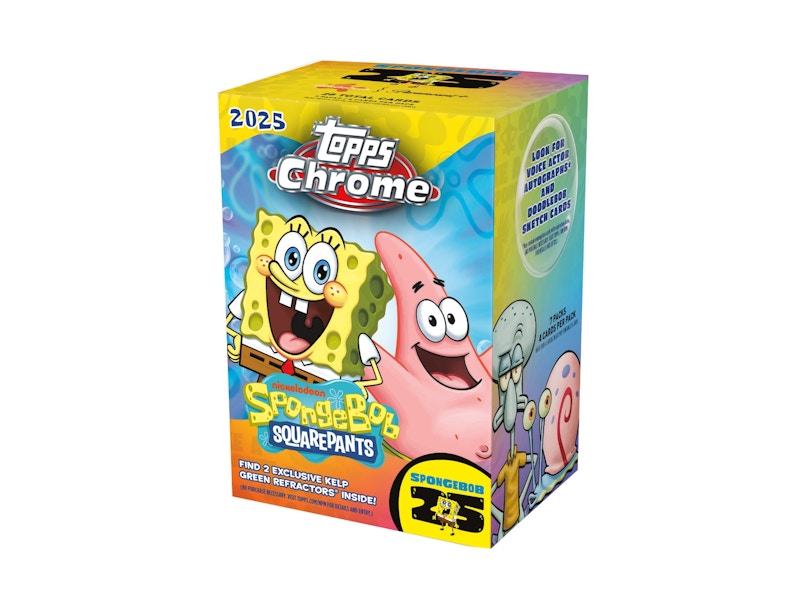 2025 Topps Chrome SpongeBob 25th Anniversary Blaster Box - 2025 - JP