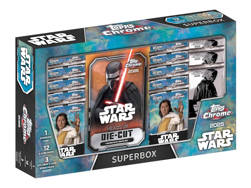 2025 Topps Chrome Star Wars Costco Edition Collection Box 2025 US