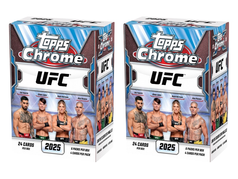 2025 Topps Chrome UFC Value Box 2x Lot
