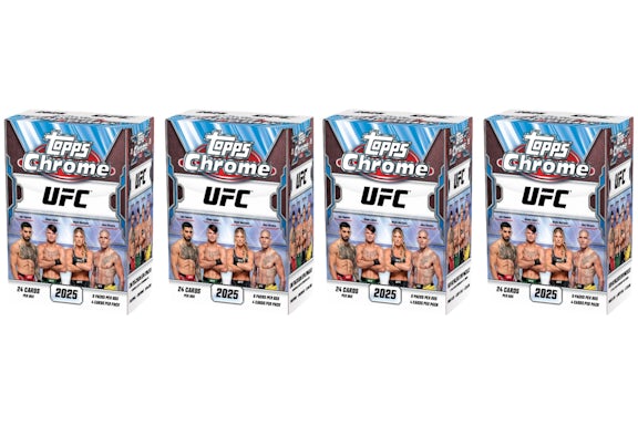 2025 Topps Chrome UFC Value Box 4x Lot