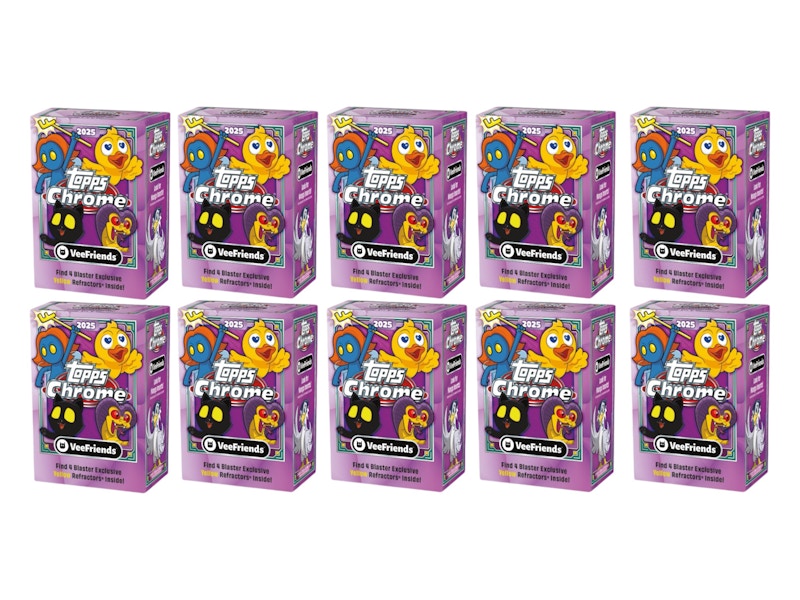 2025 Topps Chrome VeeFriends Value Box 10x Lot