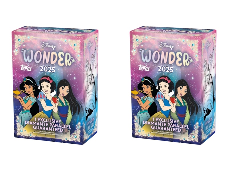 Caja Topps Wonder Blaster 2025 de Disney, 2 unidades