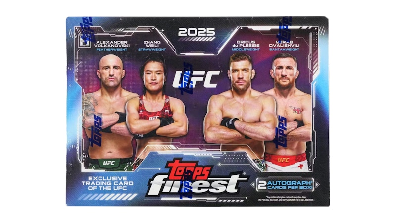 2025 Topps Finest UFC Hobby Box