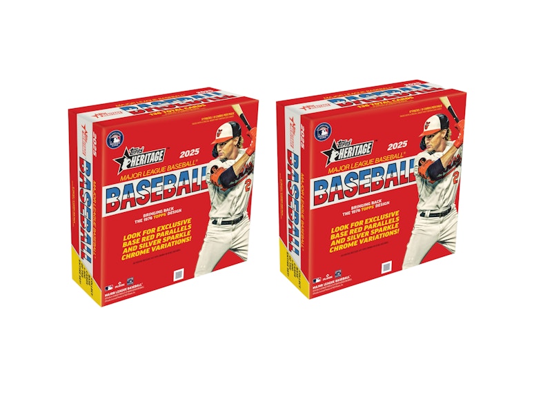 2025 Topps Heritage Baseball Mega Box 2x Lot - 2025 - JP