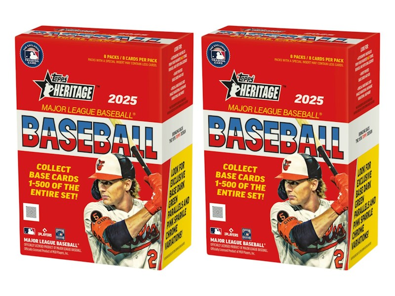2025 Topps Heritage Baseball Value Box 2x Lot