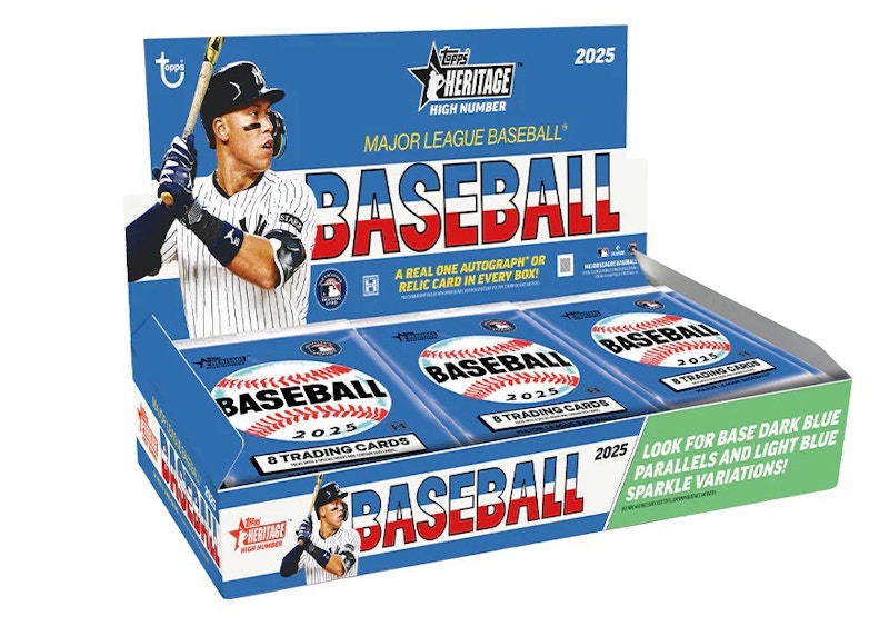 2025 Topps Heritage High Number Baseball Hobby Box
