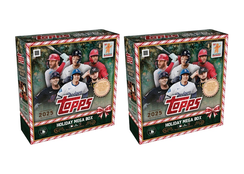 2025 Topps Holiday Baseball Mega Box 2x Lot - 2025 - US