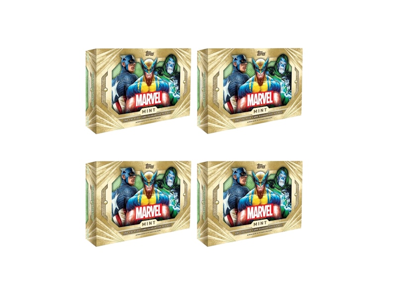 2025 Topps Marvel Mint Hobby Box 4x Lot