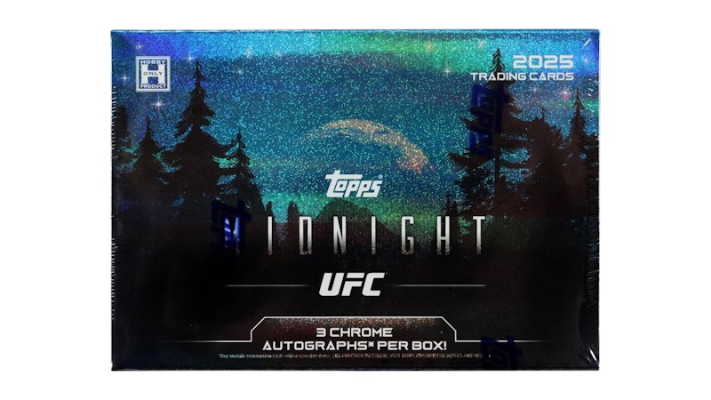 2025 Topps Midnight UFC Hobby Box