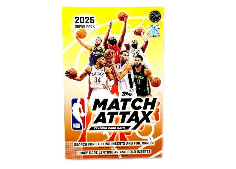 2025 Topps NBA Match Attax Super Pack TOPPS-MA-NBA002 Booster Box