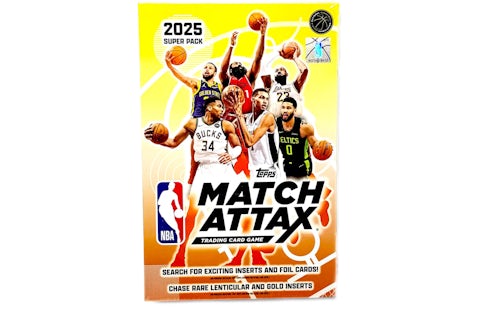 2025 Topps NBA Match Attax Super Pack TOPPS-MA-NBA002 Booster Box - 2025 - US 2025 Topps NBA Match Attax Super Pack TOPPS-MA-NBA002 Booster Box - 2025 - US