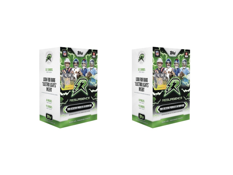 2025 Topps Resurgence Football Value Box 2x Lot