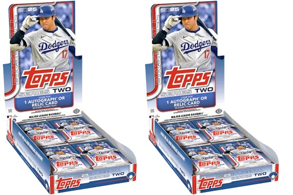 2025 Topps Series 2 Baseball Hobby Box 2x Lot