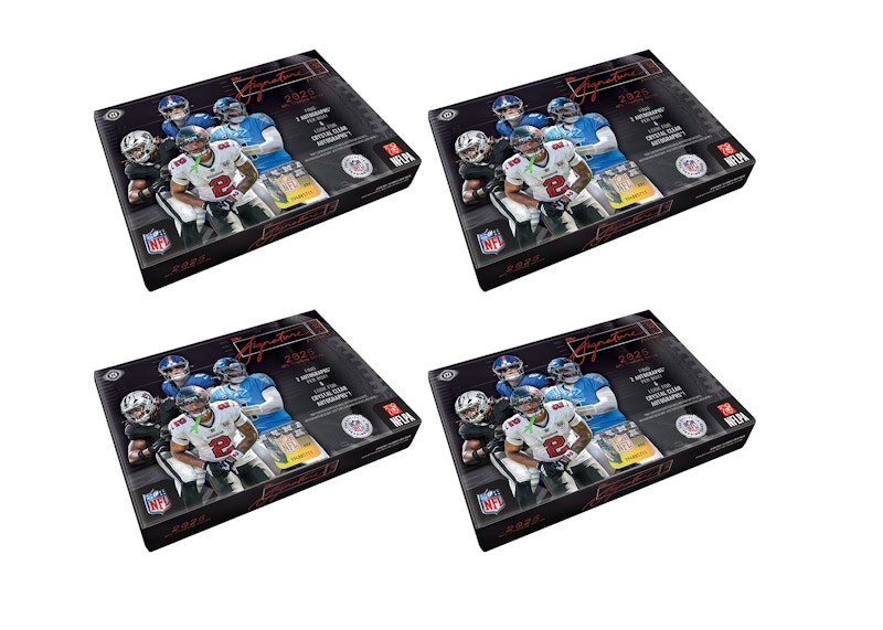 2025 Topps Signature Class Football Hobby Box 4x Lot