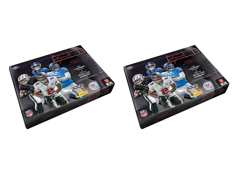 2025 Topps Signature Class Football Jumbo Box 2x Lot