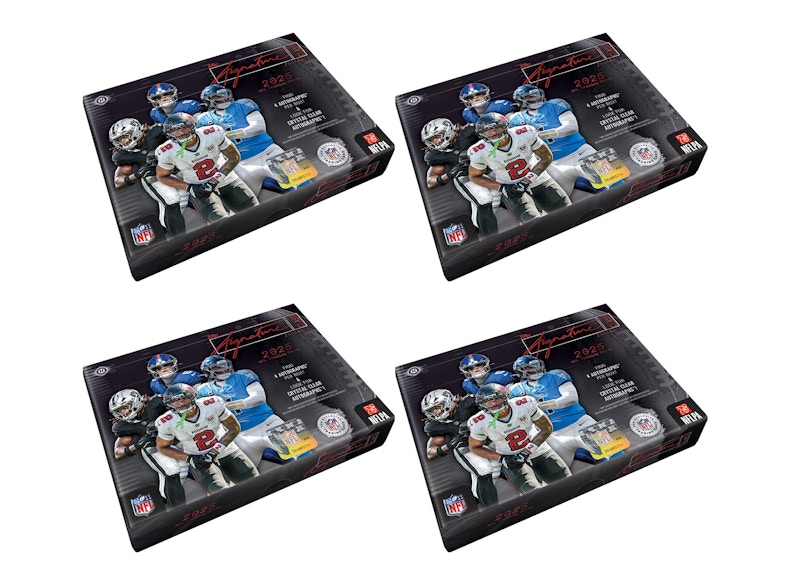 2025 Topps Signature Class Football Jumbo Box 4x Lot