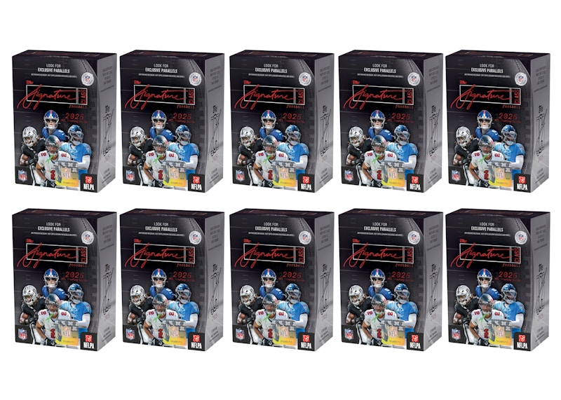 Topps Signature Class Fußball-Wertbox 2025, 10 Stück