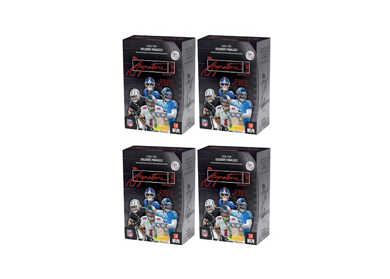 2025 Topps Signature Class Football Value Box 4x Lot