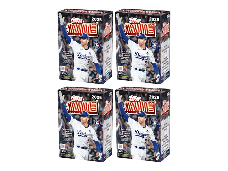 2025 Topps Stadium Club Baseball Value Box 4x Lot Trading Card