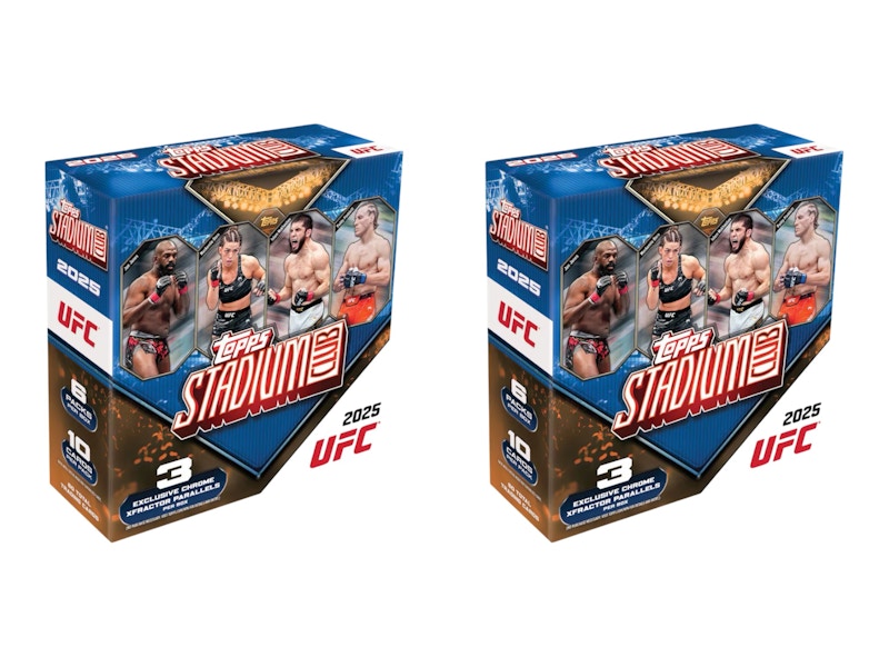 2025 Topps Stadium Club UFC Mega Box 2x Lot