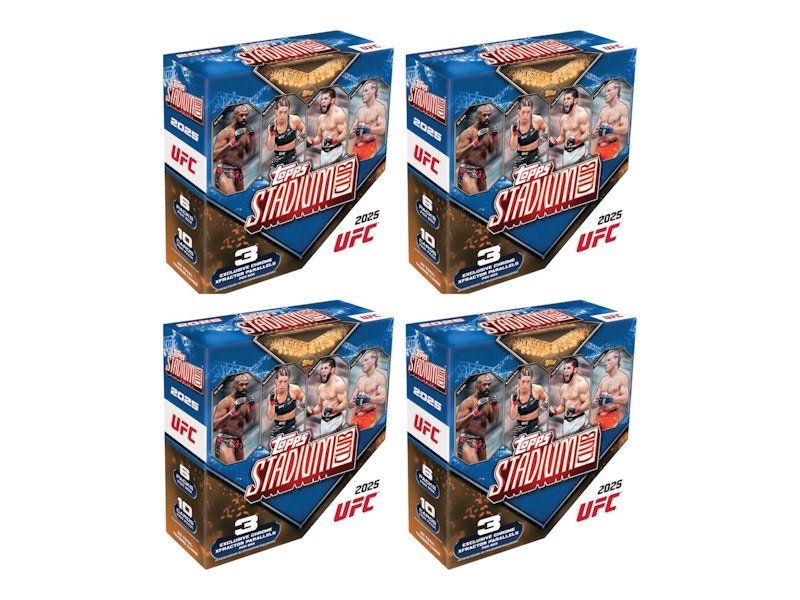 2025 Topps Stadium Club UFC Mega Box 4x Lot