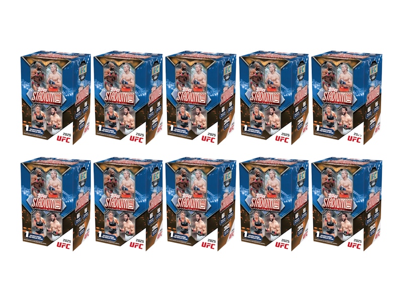 2025 Topps Stadium Club UFC Value Box 10x Lot