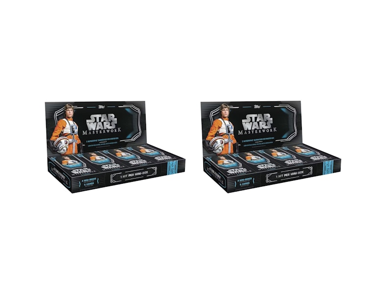 2025 Topps Star Wars MasterWork Hobby Box 2x Lot