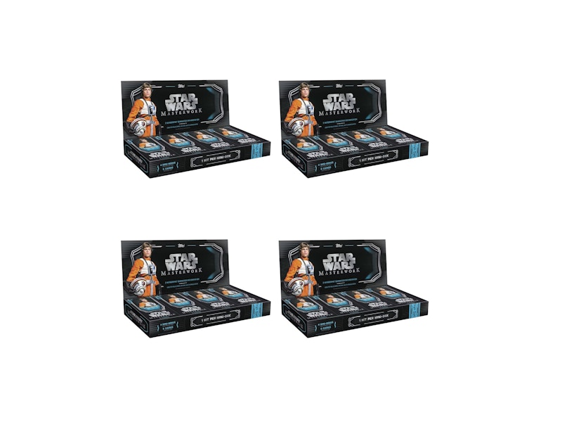 2025 Topps Star Wars MasterWork Hobby Box 4x Lot