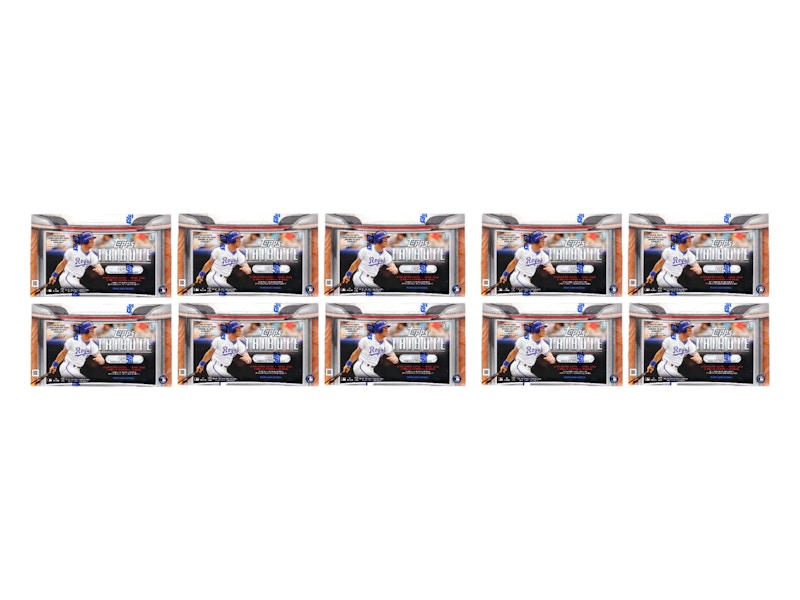 2025 Topps Tribute Baseball Hobby Box 10x Lot