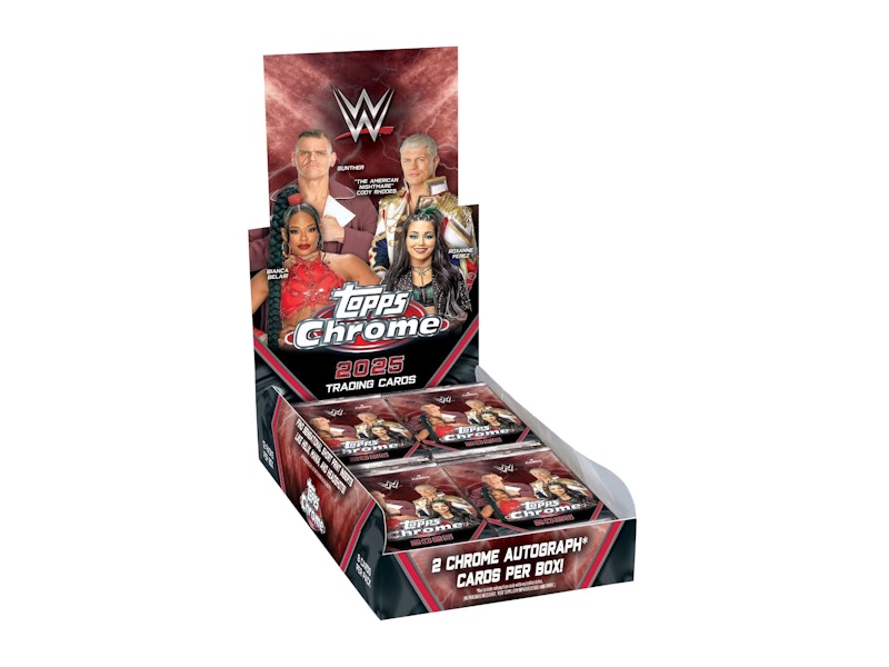 2025 Topps WWE Chrome Hobby Box