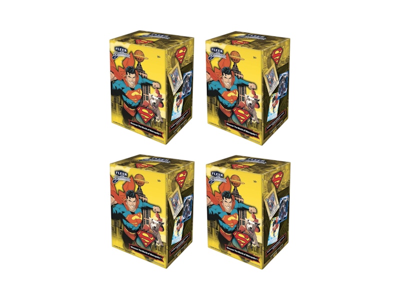 2025 Upper Deck Fleer Brilliants Superman Blaster Box 4x Lot