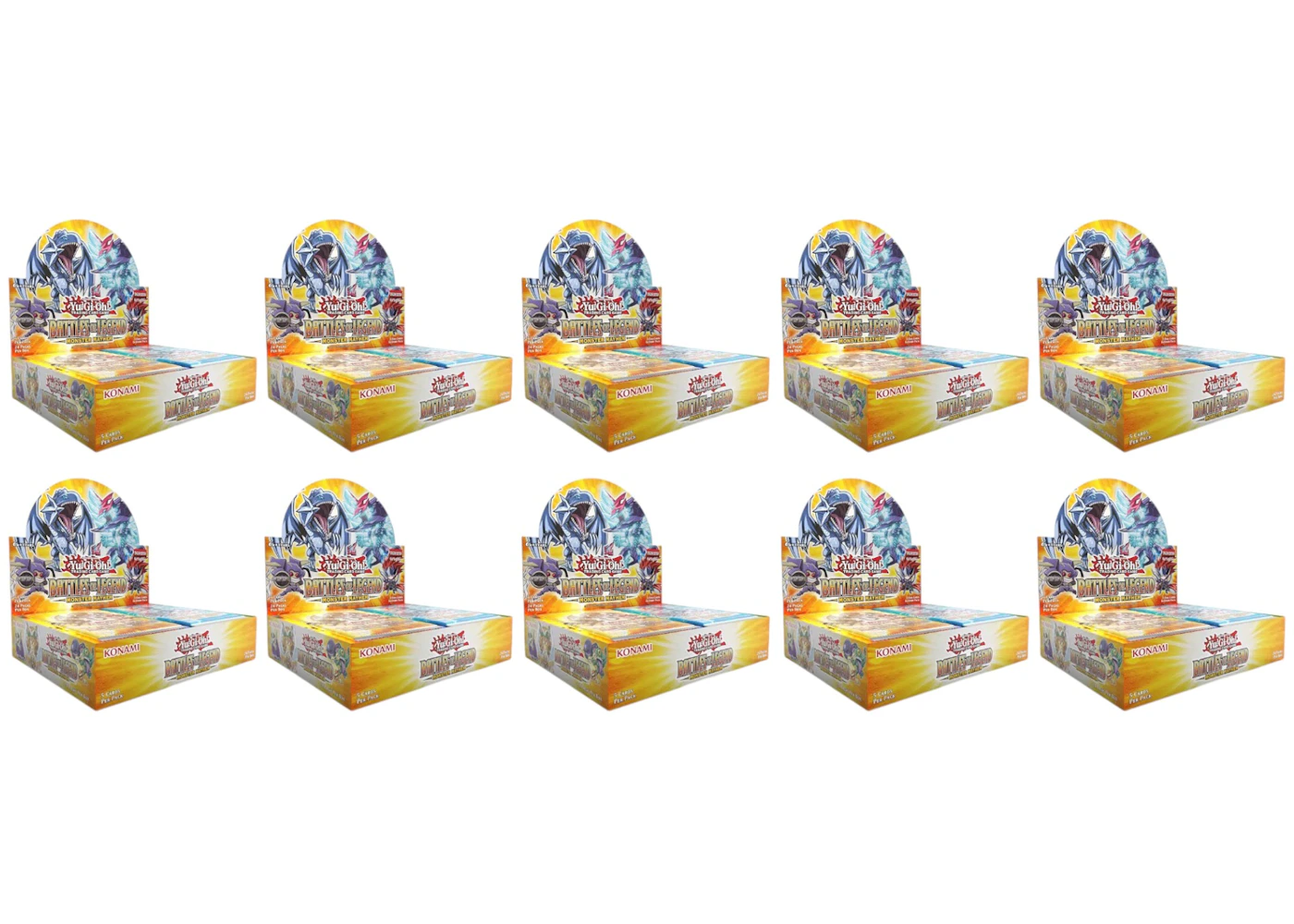 2025 Yu-Gi-Oh! Battles of Legend Monster Mayhem Booster Box 10x Lot - 2025 - US 2025 Yu-Gi-Oh! Battles of Legend Monster Mayhem Booster Box 10x Lot - 2025 - US